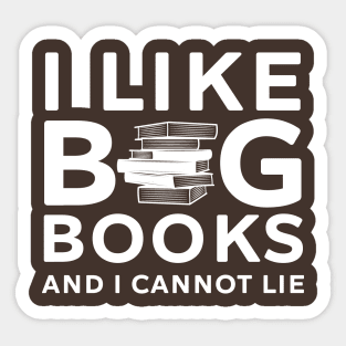 I Like Big Books Sticker